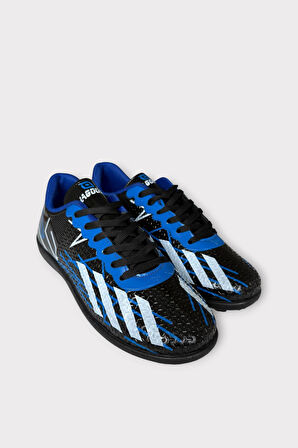 Erkek Futbol Halı Saha Ayakkabısı MAVİ - SİYAH