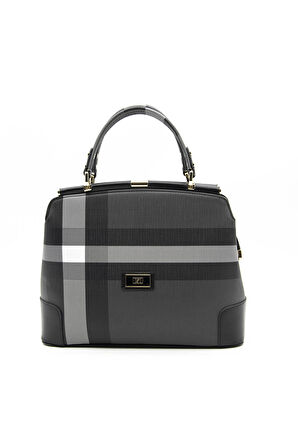 Kadın Omuz Çantası 706-33743 SİLVER POLO Kadın ÇANTASI M129 SİYAH-MAT SİYAH