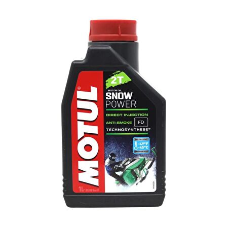 Motul SnowPower 2T 1 Lt 2 Zamanlı Kar Motosiklet Yağı