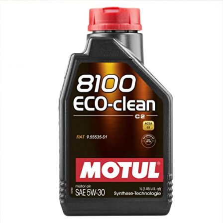 Motul 8100 Eco-Clean 5W-30 1 Lt Tam Sentetik Motor Yağı