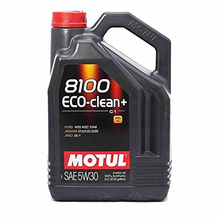 Motul 8100 Eco-Clean+ 5W-30 5 Lt Tam Sentetik Motor Yağı