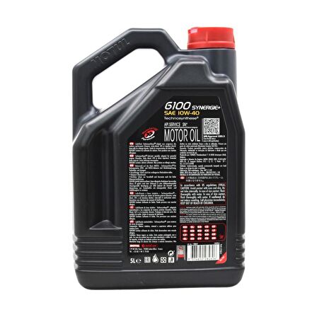 Motul 6100 Synergie+ 10W-40 5 Lt Dizel Benzinli Motor Yağı