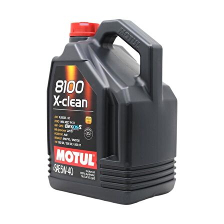 Motul 8100 X-Clean 5W-40 5 Lt Tam Sentetik Motor Yağı