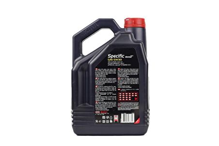 Motul Specific Dexos2 5W-30 Sentetik 5 lt DPF Benzin-Dizel Motor Yağı 