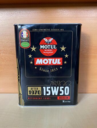 MOTUL CLASSİC 2100 SEMİ-SYNTHETIC AFTER 1970  15W-50 2LT