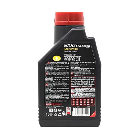 Motul 8100 Eco-nergy 5W-30 1 Lt Tam Sentetik Motor Yağı