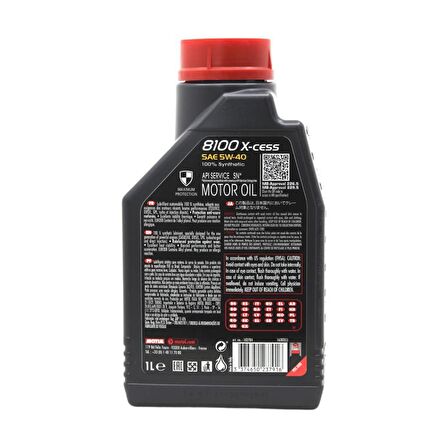 Motul 8100 X-cess 5W-40 1 Lt Tam Sentetik Motor Yağı