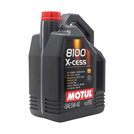 Motul 8100 X-cess 5W-40 5 Lt Tam Sentetik Motor Yağı