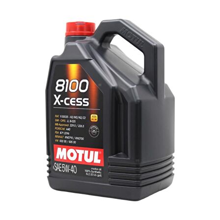 Motul 8100 X-cess 5W-40 5 Lt Tam Sentetik Motor Yağı