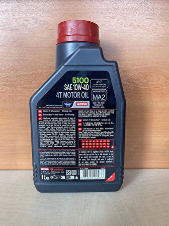 MOTUL 5100 ROAD&OFF-ROAD ESTER 4T 10W-40 1LT 