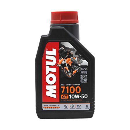 Motul 7100 4T 10W-50 1 Lt 4 Zamanlı Motosiklet Motor Yağı