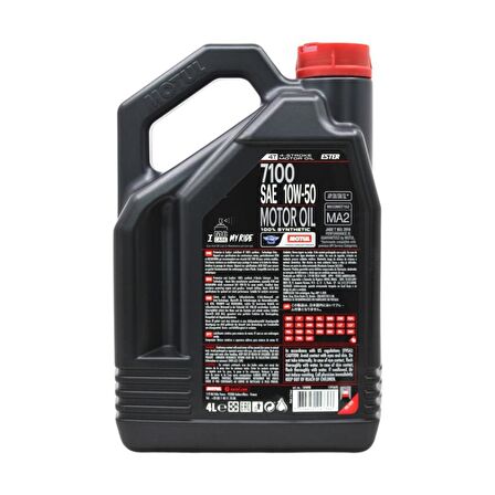 Motul 7100 4T 10W-50 4 Lt 4 Zamanlı Motosiklet Motor Yağı