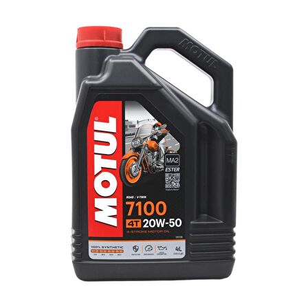 Motul 7100 4T 20W-50 4 Lt 4 Zamanlı Motosiklet Motor Yağı