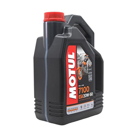 Motul 7100 4T 20W-50 4 Lt 4 Zamanlı Motosiklet Motor Yağı