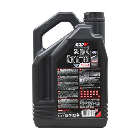 Motul 300V FL 10W-40 4T 4 Lt 4 Zamanlı Motosiklet Motor Yağı