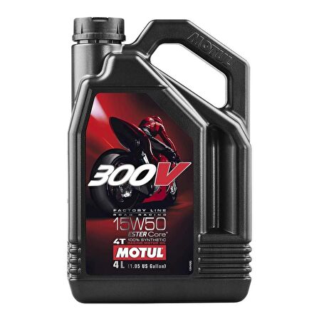 Motul 300V FL 15W-50 4T 4 Lt 4 Zamanlı Motosiklet Motor Yağı