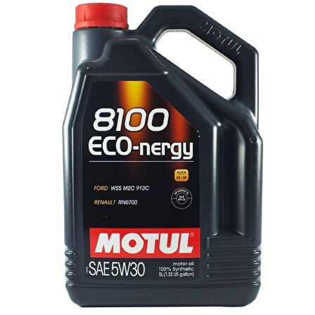 Motul 8100 Eco-Nergy 5w30 4 Litre %100 Sentetik Motor Yağı