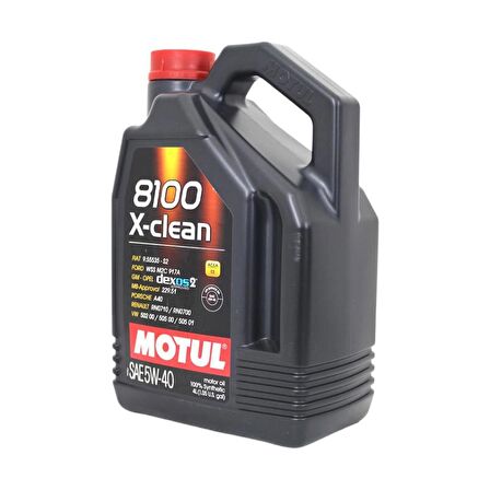 Motul 8100 X-Clean 5W-40 4 Lt Tam Sentetik Motor Yağı