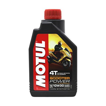 Motul Scooter Power 10W-30 MB 4T 1 Lt 4 Zamanlı Motor Yağı