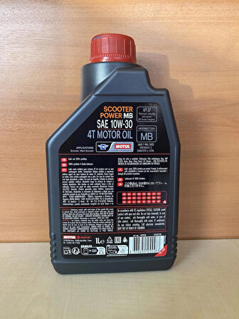 MOTUL SCOOTER POWER MB 10W-30 1LT