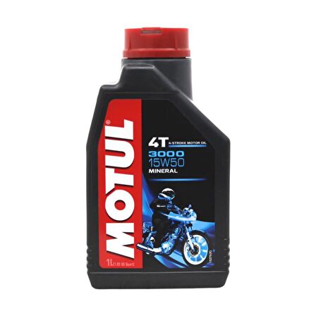 Motul 3000 15W-50 4T 1 Lt 4 Zamanlı Motosiklet Motor Yağı