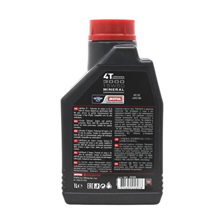 Motul 3000 15W-50 4T 1 Lt 4 Zamanlı Motosiklet Motor Yağı