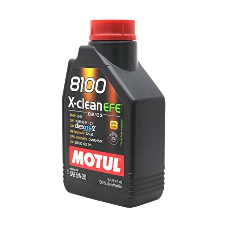 Motul 8100 X-Clean EFE 5W-30 1 Lt Tam Sentetik Motor Yağı