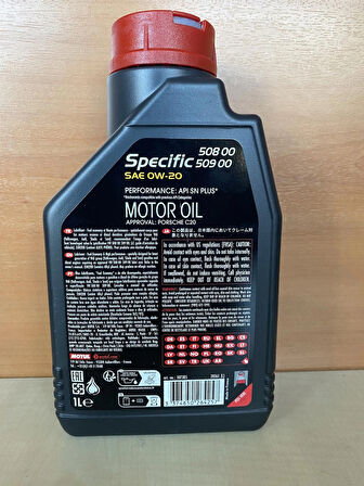 MOTUL SPECİFİC VW 508 00 509 00 SAE 0W-20 1LT