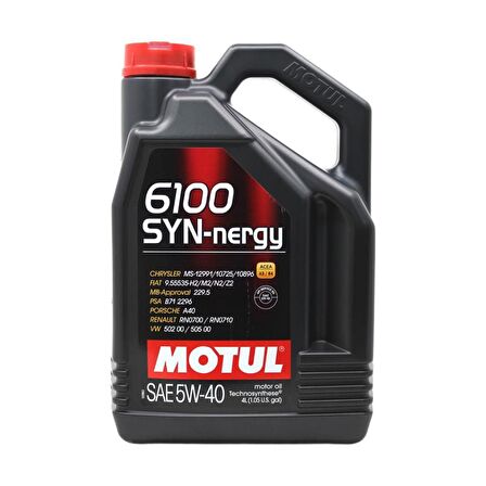 Motul 6100 SYN-Nergy 5W-40 4 Lt Dizel Benzinli Motor Yağı