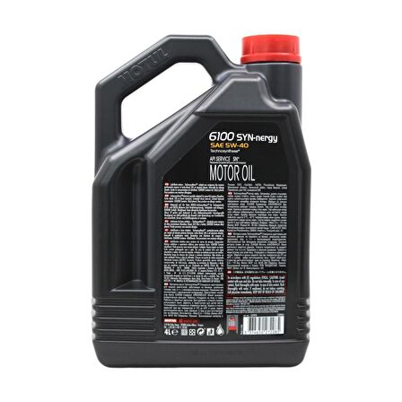 Motul 6100 SYN-Nergy 5W-40 4 Lt Dizel Benzinli Motor Yağı