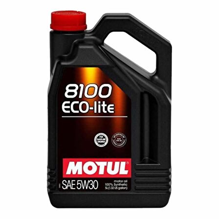 Motul 8100 Eco-Lite 5W-30 5 Lt Tam Sentetik Motor Yağı