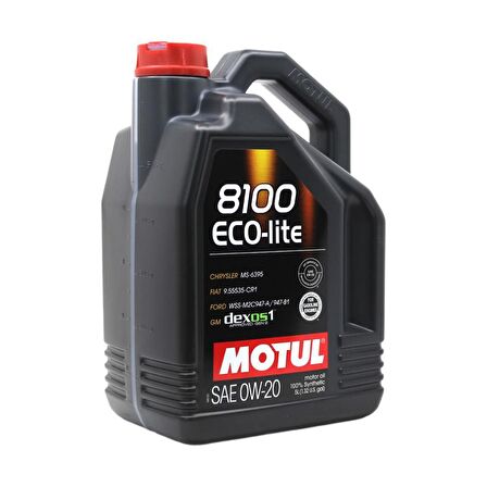 Motul 8100 Eco-Lite 0W-20 5 Lt Tam Sentetik Motor Yağı