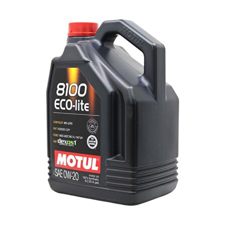 Motul 8100 Eco-Lite 0W-20 5 Lt Tam Sentetik Motor Yağı