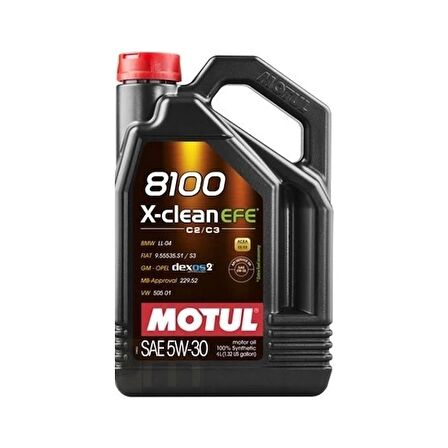 motul 8100 x clean efe 5/30 4lt 2023 üretim