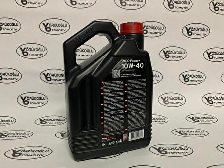 Motul 2100 Power 10W-40 Technosynthese 4 lt Benzin-Dizel Motor Yağı Üretim:2021 