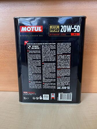 MOTUL AFTER 1950 CLASSİC 20W-50 2LT