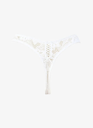 Sans Complexe Beyaz Kadın String 30564