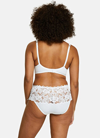 Sans Complexe Beyaz Balenli Sütyen 70564