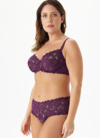 Sans Complexe Mor Balenli Sütyen 70564 SANS