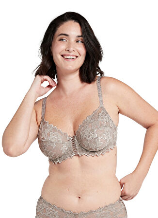 Sans Complexe Gri Balenli Sütyen 70564