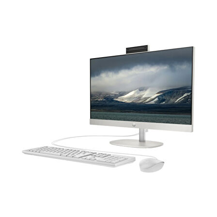 HP ProOne 240 G10 i5 1335U 12GB 256GB SSD Iris Xe Graphics 23.8" FHD FDOS All In One PC Beyaz & PER4