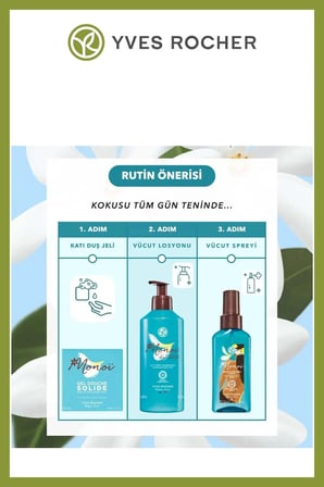 Monoi Katı Duş Jeli Nemlendirici Vegan SLS SLES İçermez 100 gr Egzotik Koku