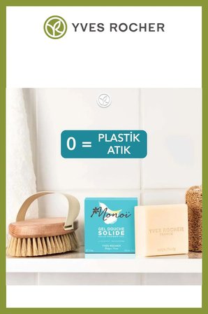 Nemlendirici Vegan SLS SLES İçermez Egzotik Koku Monoi Katı Duş Jeli 100 gr