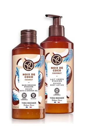 Hindistan Cevizi Duş jeli 400ml & Vücut Losyonu 390ml Set