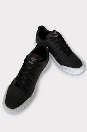 Erkek Günlük Sneaker Ayakkabı SİYAH - BEYAZ