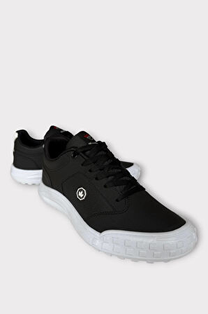 Erkek Günlük Sneaker Ayakkabı SİYAH - BEYAZ