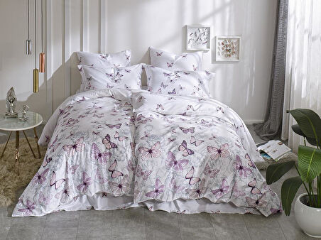 Nevresım Takımı Saten  Linen Serisi Frulato 160X220 