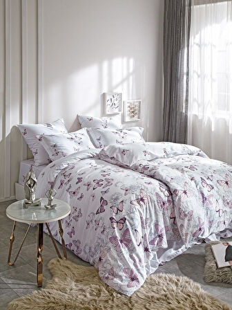 Nevresım Takımı Saten  Linen Serisi Frulato 160X220 