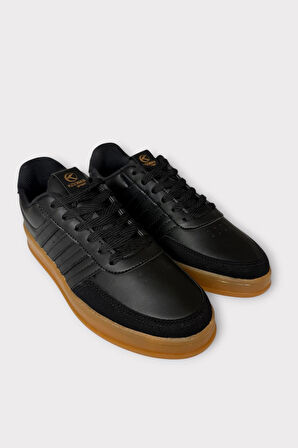 Erkek Günlük Bağcıklı Spor Ayakkabı SİYAH