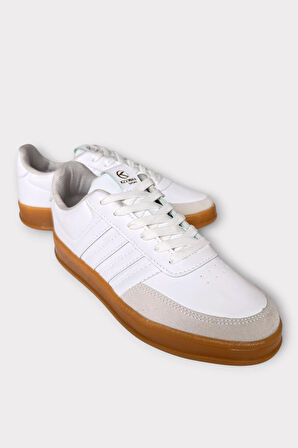 Erkek Günlük Bağcıklı Spor Ayakkabı BEYAZ